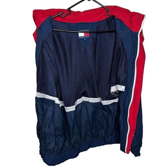 Vintage Tommy Hilfiger Flag Sleeve Windbreaker Jacket XL - Picture 4 of 5